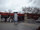 Sonnenallee: S-Bahn-Station Sonnenallee mit Pin...