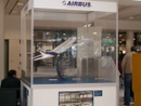 Airport Bremen: Model of the new A340