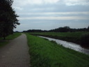 Am Kanal: Blick in Richtung Wardenburg