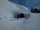 Tunnel auf der Perce Neige