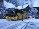 Starker Schneefall in Val d'Illiez