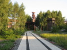 Zeche Zollverein: Versorgungsweg mit moderner K...