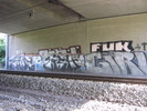 Graffiti in der Autobahnbrcke am Univiertel