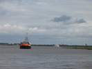 Schiffsverkehr auf der Elbe
