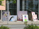 Kunst vor dem Hrsaalzentrum der Carl-von-Ossie...