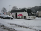 Mnsterland Sd im Winter mit Reisebus