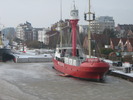 Feuerschiff Weser auf Eis