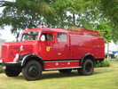 Oldtimer-Ausstellung: Feuerwehrauto mit Wilhelm...