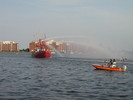 Feuerlschboot im Einsatz