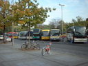 Reisebusse am Bahnhof Zoo