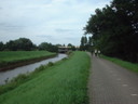 Am Kanal: Blick in Richtung Oldenburg, im Hinte...