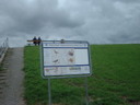 Fliegerdeich: Schild zum Nationalpark Niedersc...