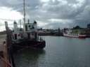 Nassau-Hafen: lauffangschiff Thor (Achterdeck)