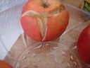 Geplatzter Apfel