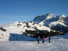 Bergpanorama auf der schweizer Seite
