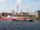 Bontekai mit Feuerschiff Weser