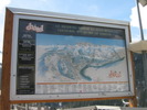 Tafel des Skigebiets Chatel