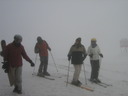 Skifahren im Nebel