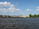 Blick ber die Weser auf Bremen Blumenthal