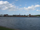 Blick ber die Weser auf Bremen Vegesack