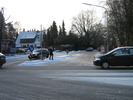 Bloherfelder Strae Kreuzung Kennedystr. im Winter
